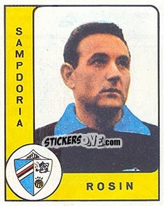 Sticker Ugo Rosin - Calciatori 1961-1962 - Panini