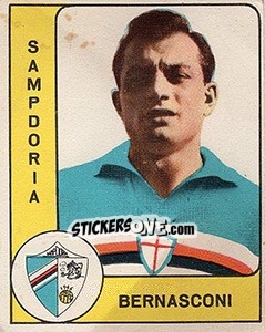 Sticker Gaudenzio Bernasconi - Calciatori 1961-1962 - Panini