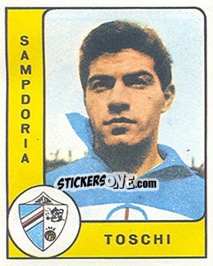Sticker Luigi Toschi - Calciatori 1961-1962 n. 209 - Panini