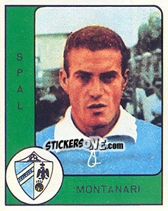 Sticker Antonio Montanari - Calciatori 1961-1962 - Panini