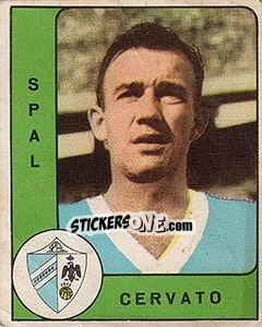 Sticker Sergio Cervato - Calciatori 1961-1962 - Panini
