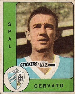 Sticker Sergio Cervato - Calciatori 1961-1962 n. 220 - Panini