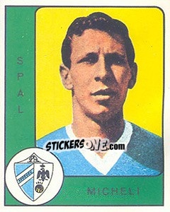 Sticker Dante Micheli - Calciatori 1961-1962 n. 221 - Panini