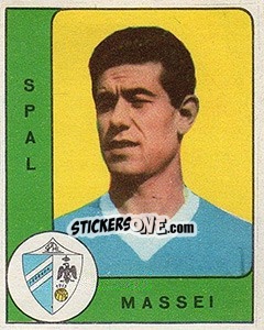 Sticker Oscar Massei - Calciatori 1961-1962 n. 223 - Panini