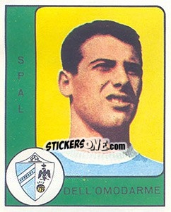 Figurina Carlo Dell'Omodarme - Calciatori 1961-1962 - Panini