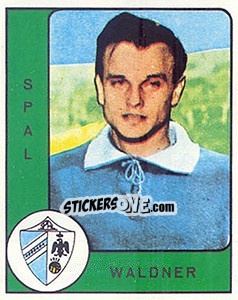 Sticker Erwin Waldner - Calciatori 1961-1962 - Panini