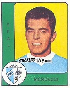 Figurina Silvano Mencacci - Calciatori 1961-1962 - Panini