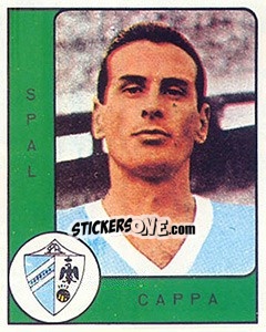 Sticker Lorenzo Cappa - Calciatori 1961-1962 - Panini