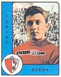 Sticker Piero Scesa - Calciatori 1961-1962 - Panini