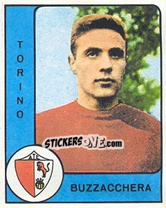 Sticker Luciano Buzzacchera - Calciatori 1961-1962 - Panini