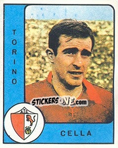 Sticker Giancarlo Cella - Calciatori 1961-1962 - Panini