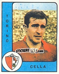 Sticker Giancarlo Cella - Calciatori 1961-1962 n. 236 - Panini