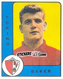 Figurina Joe Baker - Calciatori 1961-1962 - Panini