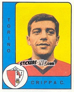 Sticker Carlo Crippa - Calciatori 1961-1962 - Panini