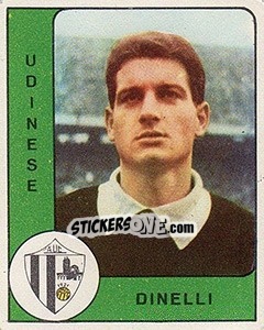 Sticker Franco Dinelli - Calciatori 1961-1962 n. 247 - Panini