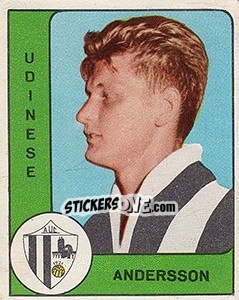Sticker Knut Andersson - Calciatori 1961-1962 n. 252 - Panini