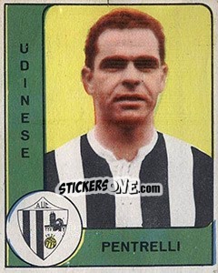 Figurina Luis Pentrelli - Calciatori 1961-1962 - Panini