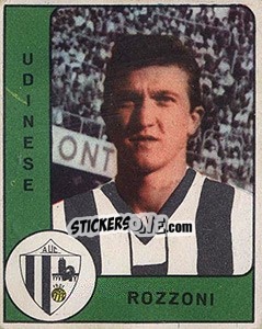 Sticker Orlando Rozzoni - Calciatori 1961-1962 n. 255 - Panini