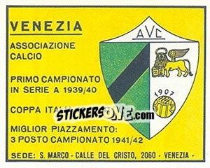 Figurina Stemma - Calciatori 1961-1962 - Panini