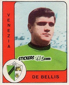 Cromo Antonio De Bellis - Calciatori 1961-1962 - Panini