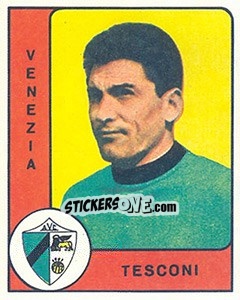Sticker Mario Tesconi - Calciatori 1961-1962 - Panini