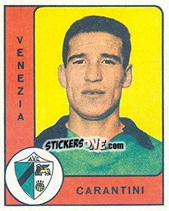 Sticker Sergio Carantini - Calciatori 1961-1962 n. 265 - Panini