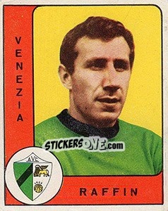 Sticker Gino Raffin - Calciatori 1961-1962 n. 268 - Panini