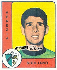 Sticker Bruno Siciliano - Calciatori 1961-1962 - Panini