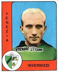 Cromo Giovanni Invernizzi - Calciatori 1961-1962 - Panini