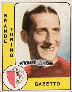 Figurina Gabetto - Calciatori 1961-1962 - Panini
