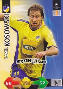 Cromo Kamil Kosowski - UEFA Champions League 2009-2010. Super Strikes Update - Panini
