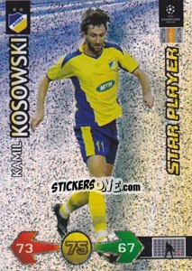 Cromo Kamil Kosowski - UEFA Champions League 2009-2010. Super Strikes Update - Panini