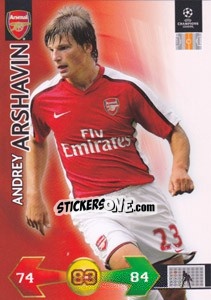 Cromo Andrey Arshavin - UEFA Champions League 2009-2010. Super Strikes Update - Panini
