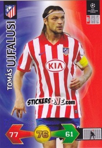 Sticker Tomás Ujfalusi - UEFA Champions League 2009-2010. Super Strikes Update n. 381 - Panini
