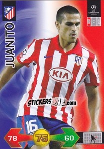 Cromo Juanito - UEFA Champions League 2009-2010. Super Strikes Update - Panini