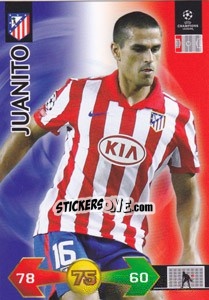 Sticker Juanito - UEFA Champions League 2009-2010. Super Strikes Update n. 382 - Panini
