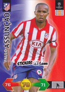 Sticker Paulo Assunção - UEFA Champions League 2009-2010. Super Strikes Update - Panini