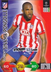 Sticker Florent Sinama-Pongolle - UEFA Champions League 2009-2010. Super Strikes Update n. 391 - Panini
