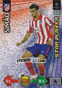 Sticker Simão - UEFA Champions League 2009-2010. Super Strikes Update n. 392 - Panini
