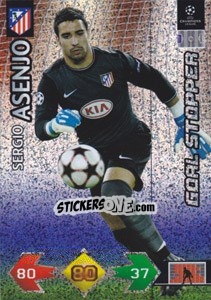 Figurina Sergio Asenjo - UEFA Champions League 2009-2010. Super Strikes Update - Panini