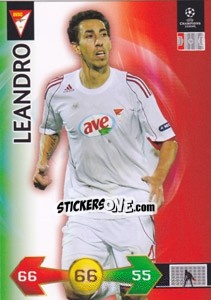 Cromo Leandro - UEFA Champions League 2009-2010. Super Strikes Update - Panini