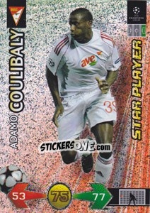 Sticker Adamo Coulibaly - UEFA Champions League 2009-2010. Super Strikes Update n. 401 - Panini