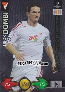 Sticker Tibor Dombi - UEFA Champions League 2009-2010. Super Strikes Update - Panini