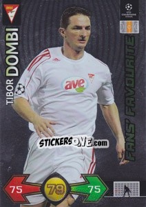 Sticker Tibor Dombi - UEFA Champions League 2009-2010. Super Strikes Update n. 403 - Panini
