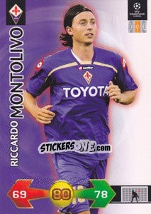Sticker Riccardo Montolivo - UEFA Champions League 2009-2010. Super Strikes Update - Panini