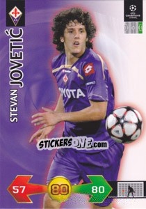 Sticker Stevan Jovetic - UEFA Champions League 2009-2010. Super Strikes Update n. 411 - Panini