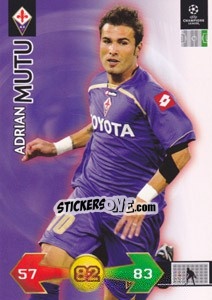 Sticker Adrian Mutu - UEFA Champions League 2009-2010. Super Strikes Update - Panini