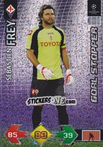 Sticker Sébastien Frey - UEFA Champions League 2009-2010. Super Strikes Update n. 416 - Panini