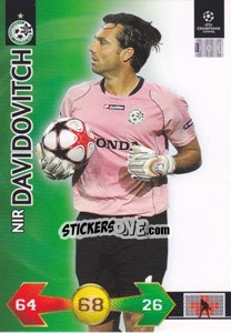 Sticker Nir Davidovitch - UEFA Champions League 2009-2010. Super Strikes Update - Panini