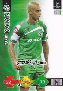 Sticker Yaniv Katan - UEFA Champions League 2009-2010. Super Strikes Update n. 422 - Panini